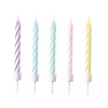 Świeczki urodzinowe Pastel Rainbow 10 szt. 9904360 - zdjęcie
