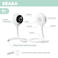 Beaba Niania elektroniczna video ZEN Connect White, zdjęcie 3