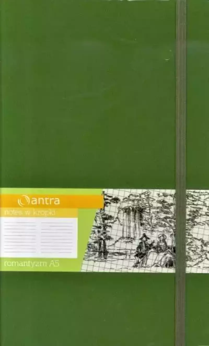 Notes A5 kropki. Romantyzm, khaki Notes A5 kropki. Romantyzm, khaki