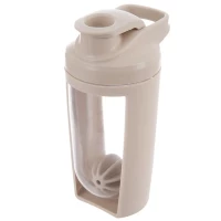 Shaker treningowy z kulką tritan beżowy szczelny 700 ml, zdjęcie 7
