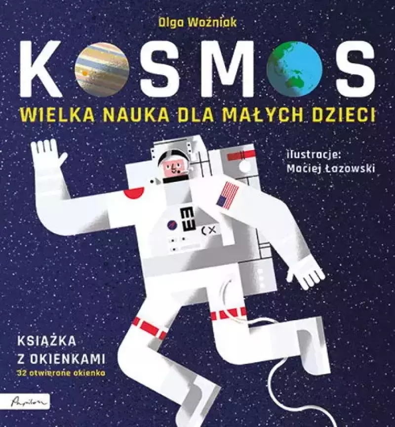 Wielka nauka dla małych dzieci. Kosmos. Książka z okienkami Wielka nauka dla małych dzieci. Kosmos. Książka z okienkami