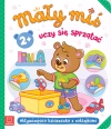 Mały miś uczy się sprzątać. Aktywizująca książeczka z naklejkami 2+ - zdjęcie
