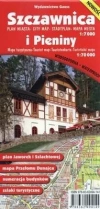 Szczawnica. Plan miasta, 1:7000. Pieniny. Mapa turystyczna wodoodporna, 1:70 000 - zdjęcie