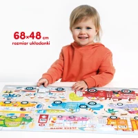 Moto puzzle 40 elementów. Auta, zdjęcie 5