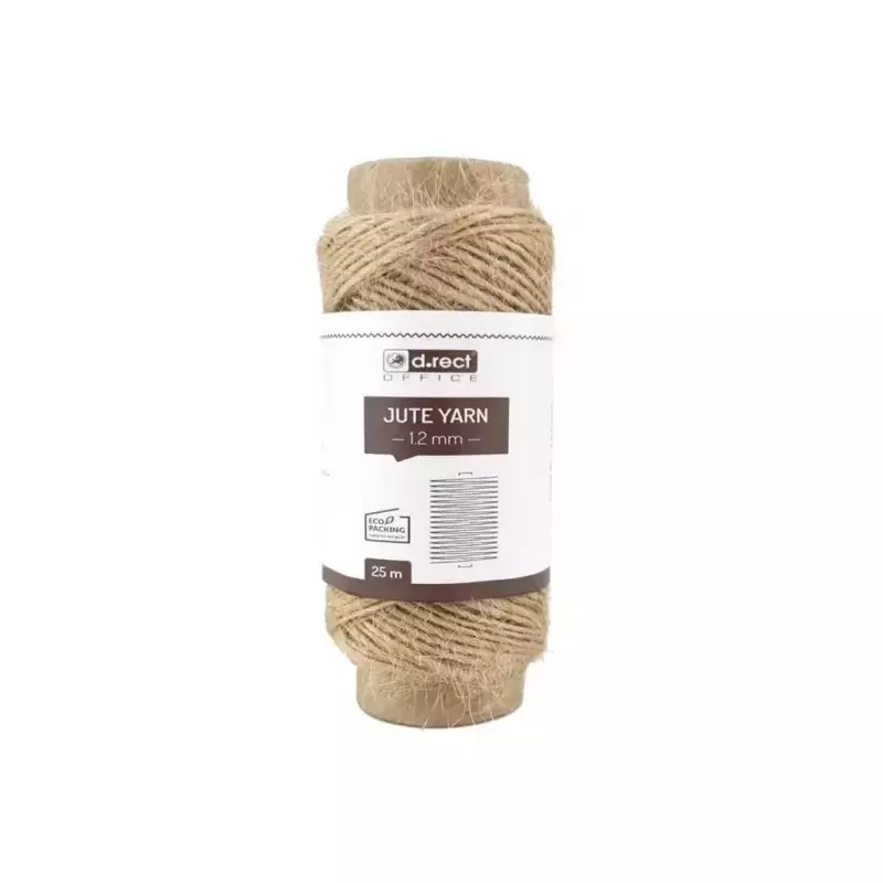 Sznurek jutowy 1,2mm 25m D.RECT Sznurek jutowy 1,2mm 25m D.RECT