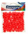 Pompony czerwone 10mm 100szt - zdjęcie