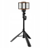 Lampa akumulatorowa na standzie 5000 lm + ładowarka - zdjęcie