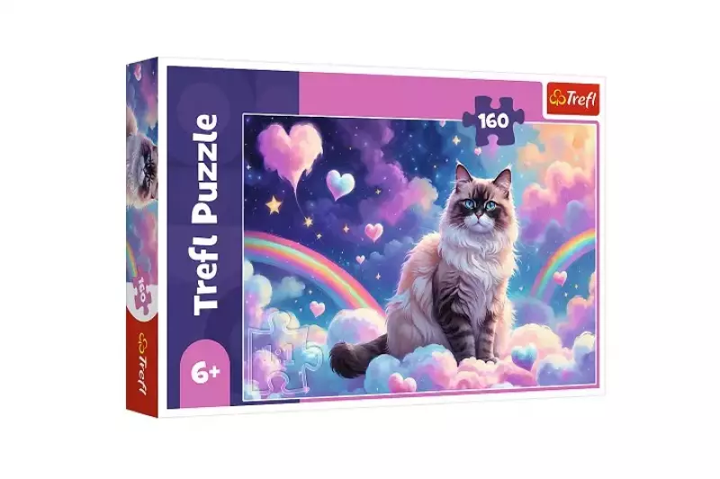 Puzzle 160 Domowy kotek Puzzle 160 Domowy kotek