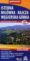 Mapa Istebna, Milówka, Rajcza, Węgierska Górka, 1:25 000 - zdjęcie