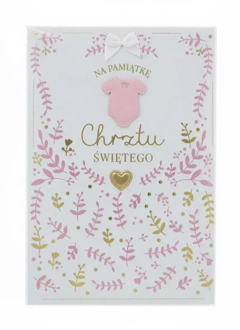 Pamiątka chrztu Chrzest Kukartka (PMB-0009)