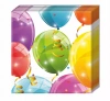 Serwetki Sparkling Balloons , 33x33 Cm, 20 szt. - zdjęcie
