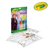 Crayola Kolorowanka dla dzieci z łamigłówkami i flamastrami Kraina Lodu 3+ - zdjęcie