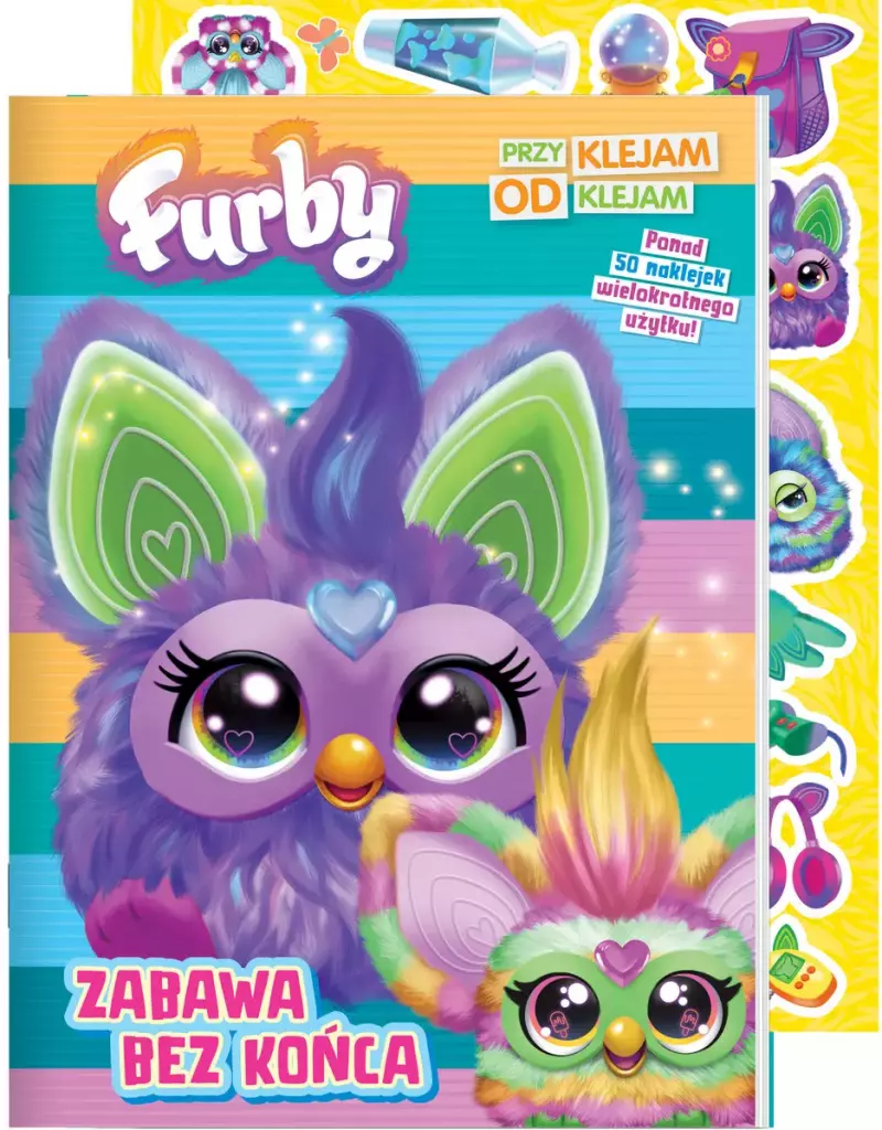 Furby. Furby. Przyklejam Odklejam. Zabawa bez końca