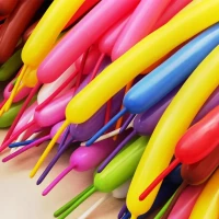 Długie Balony Do Modelowania na Urodziny ZESTAW 100 szt.+ Pompka, zdjęcie 7