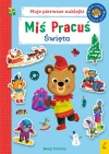 Miś Pracuś. Święta. Książka z naklejkami - zdjęcie