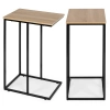 Mobilny stolik pomocniczy boczny pod laptopa metalowy stelaż ModernHome - zdjęcie