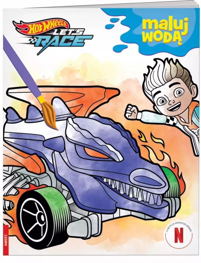 Hot Wheels Maluj wodą MW-1601 Hot Wheels Maluj wodą MW-1601