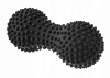 Wałek do masażu i rehabilitacji,15.5 cm, czarny - zdjęcie