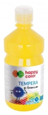 Farba tempera Premium 500ml żółta HAPPY COLOR - zdjęcie