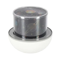 Lampka nocna projektor gwiazd LED USB obrotowy 6 motywów pilot jelonek, zdjęcie 8