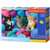 Puzzle 300 elementów. Kocięta w sklepie z włóczkami - zdjęcie