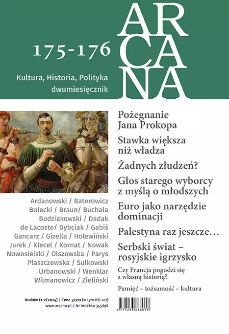 Arcana, nr 175-176 (1-2/2024). Kultura, historia, polityka. Dwumiesięcznik - Książki