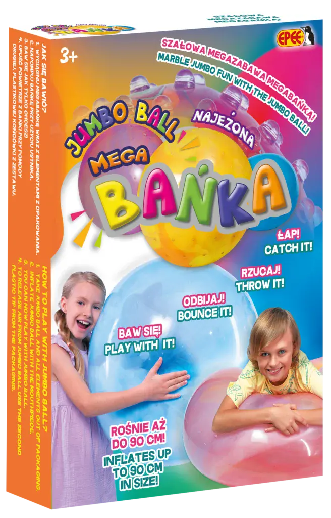 Mega bańka. Najeżona, żółta - Zabawki