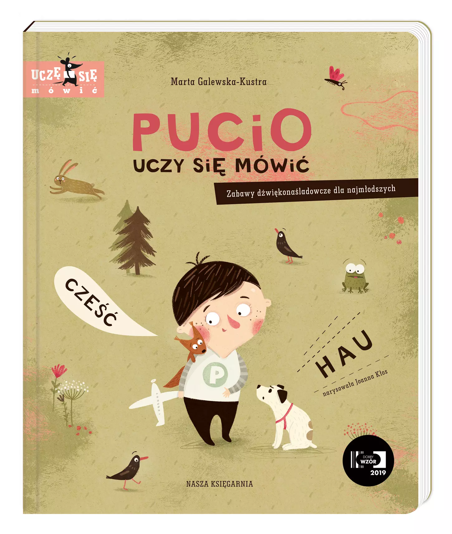 Pucio uczy się mówić. Zabawy dźwiękonaśladowcze dla najmłodszych - Książki