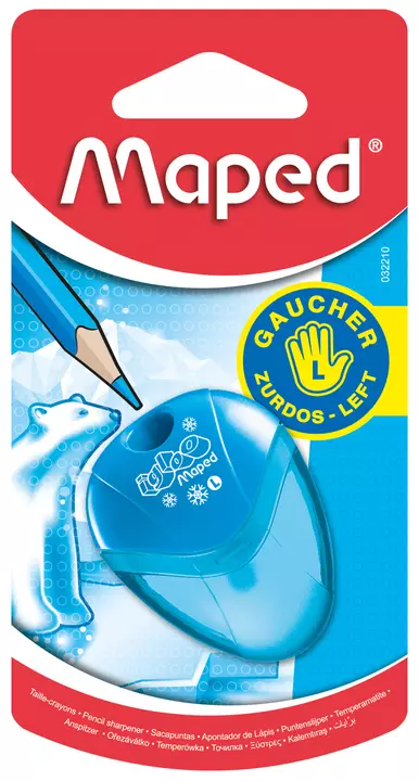 Temperówka igloo 1 otwór dla leworęcznych 1 szt. mix blister - Papiernicze i szkolne