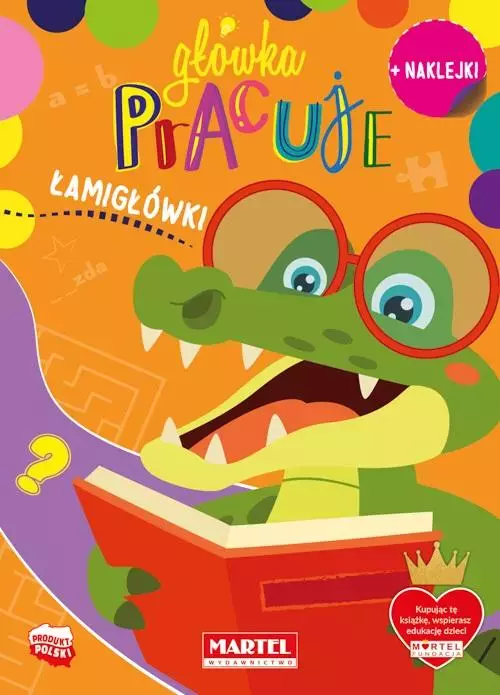 Główka pracuje. Łamigłówki - Książki