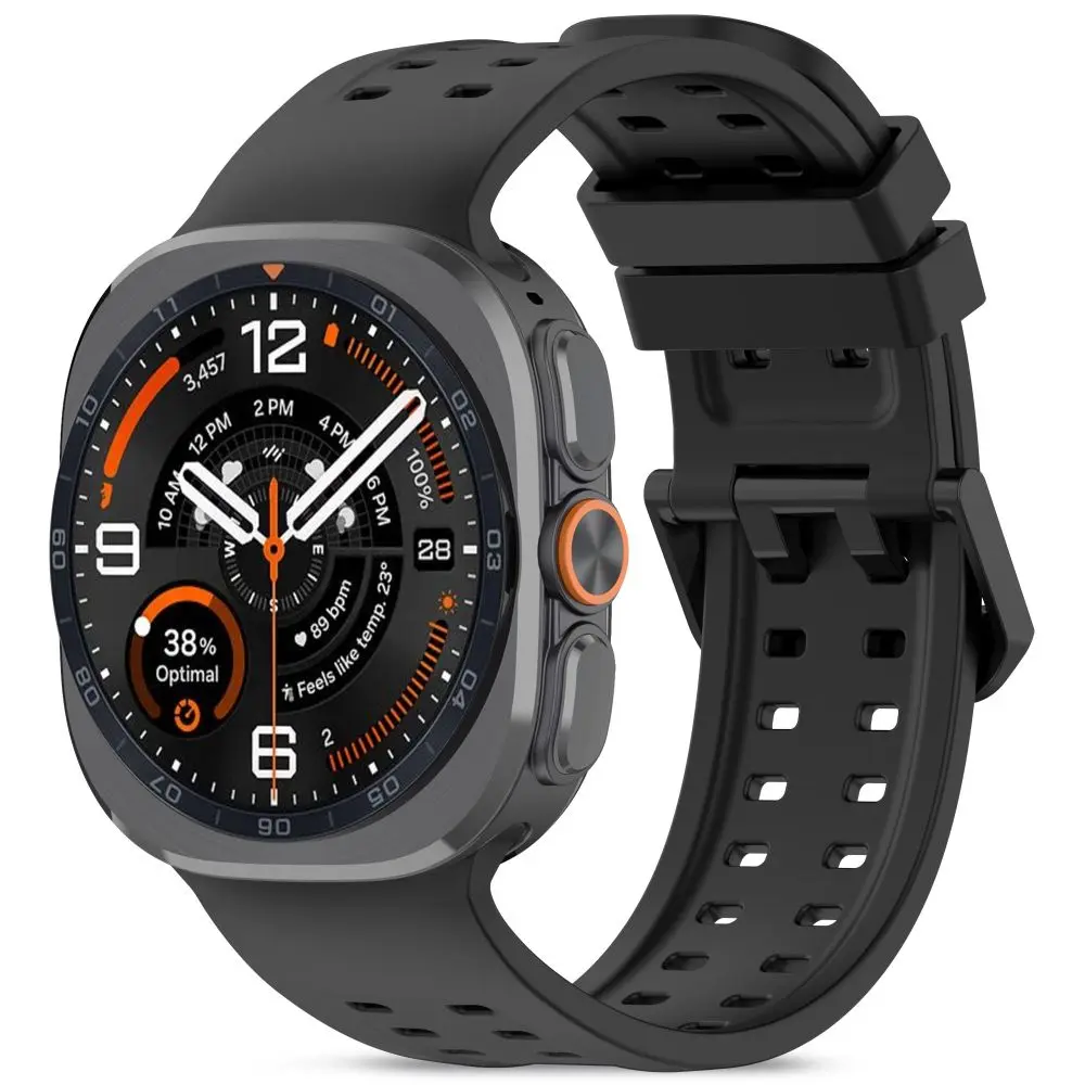 Tech-Protect Silicone Air Samsung Galaxy Watch Ultra 1 / 2 2024-2026 (47 mm) Black - Elektronika i akcesoria