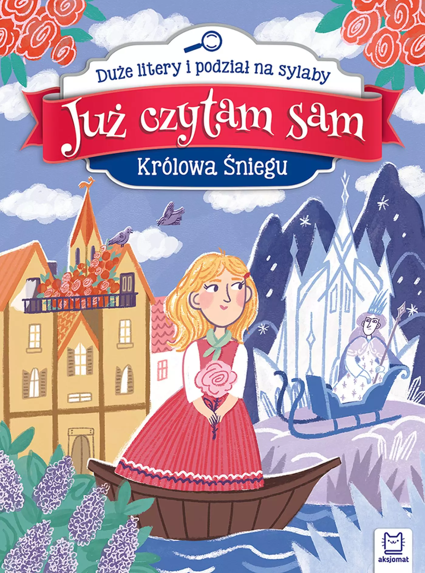 Już czytam sam. Królowa Śniegu. Duże litery i podział na sylaby - Książki