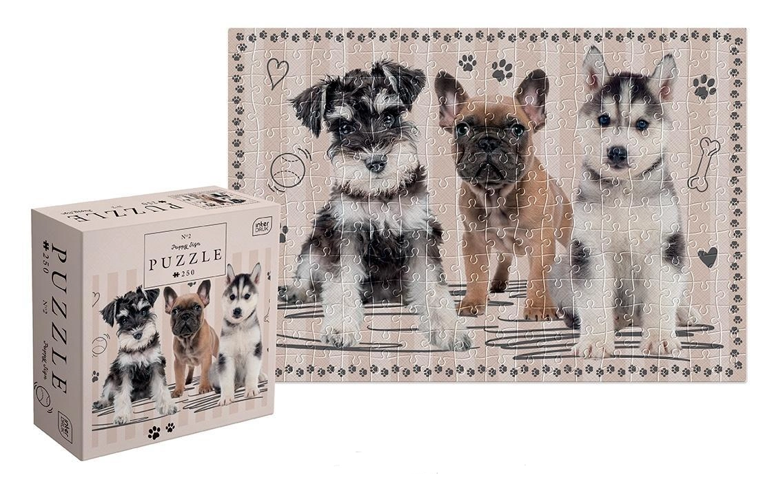 Puzzle 250 elementów. Pupile 2. Pieski - Puzzle