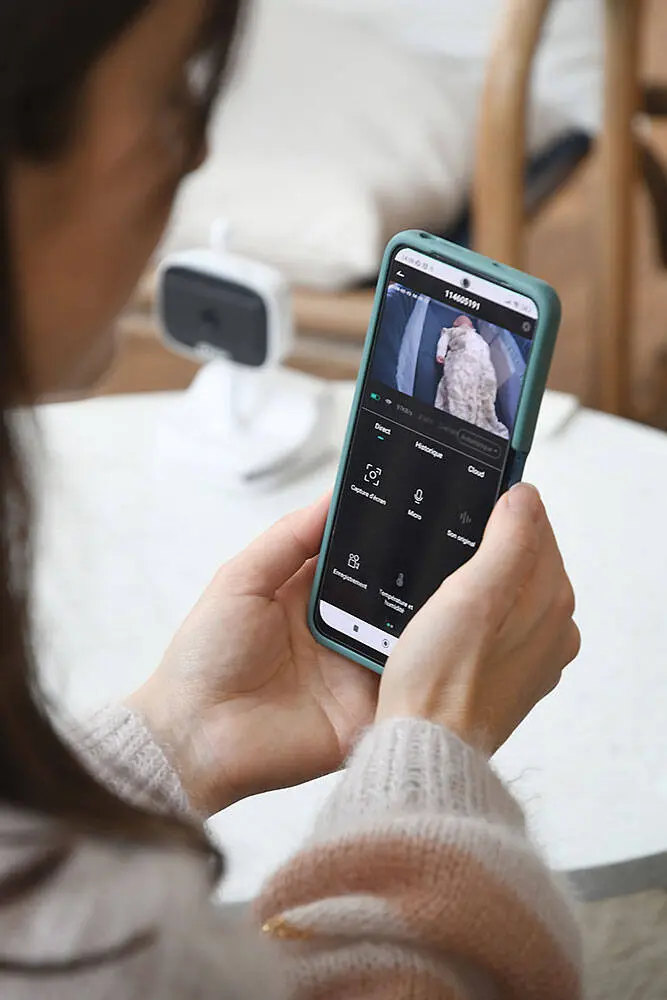 Beaba Niania elektroniczna video ZEN Nomad White - Mama i dziecko