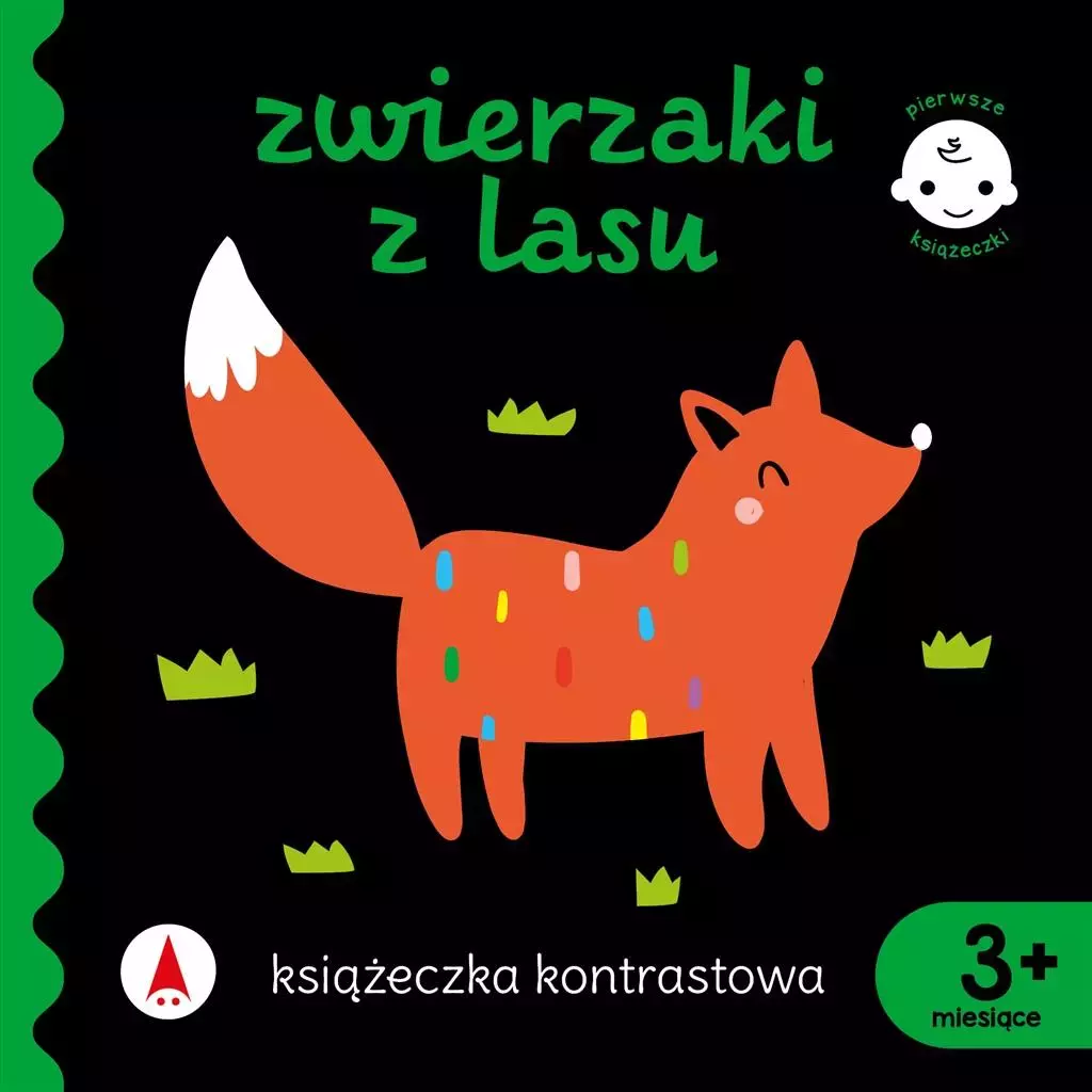Książeczka kontrastowa. Zwierzaki z lasu - Książki