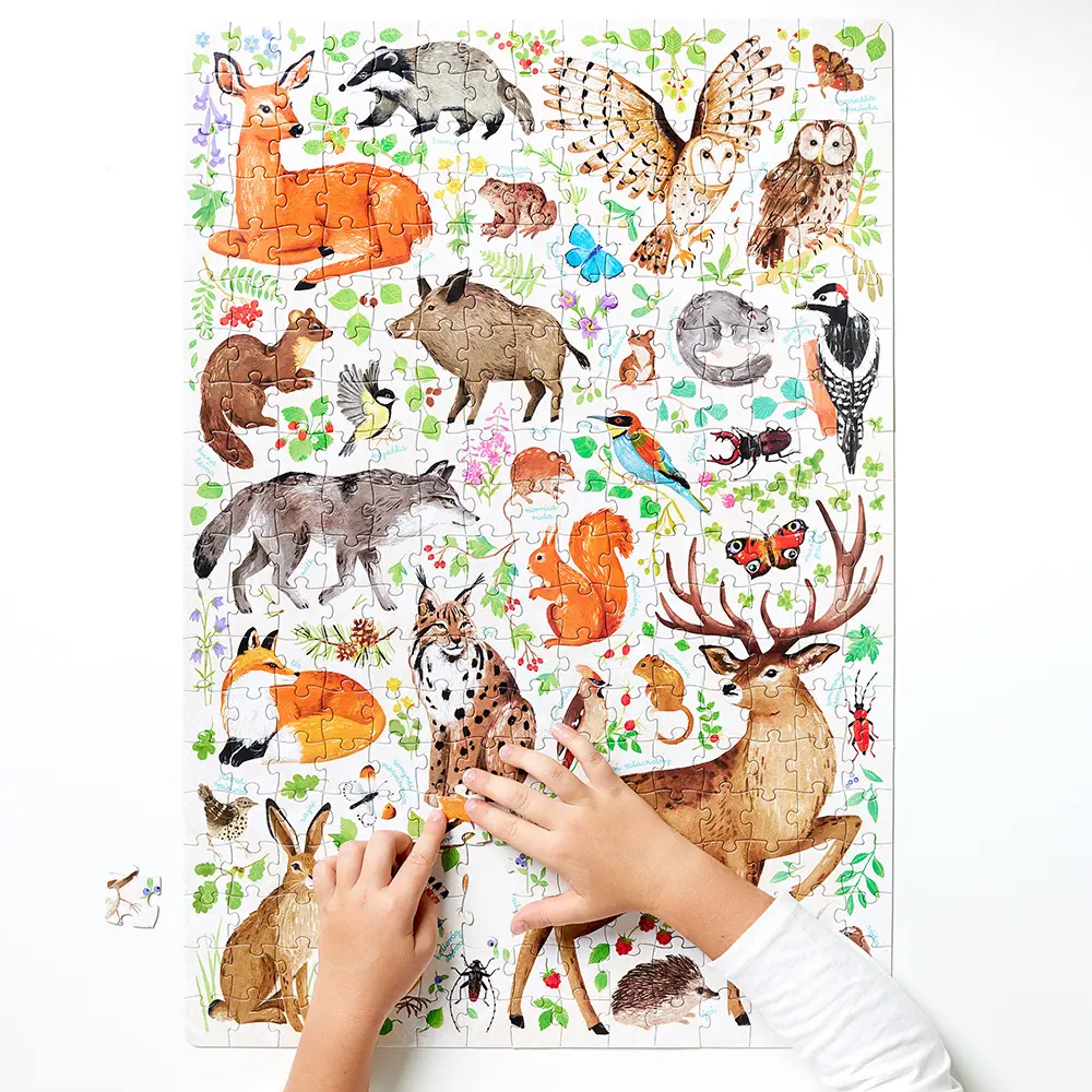 Puzzle CzuCzu 300 elementów. Puzzle odkrywcy. Dzika przyroda - Puzzle