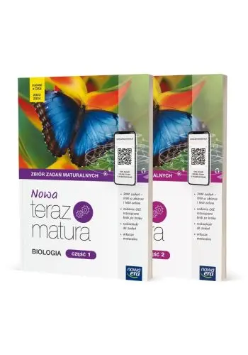 Nowa Teraz Matura. Biologia. Zbiór zadań maturalnych. Zakres rozszerzony. Część 1 i 2 - Książki