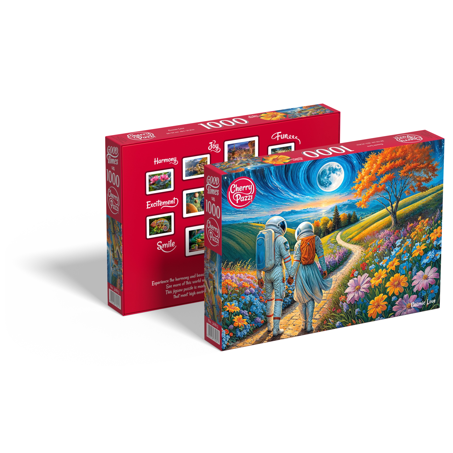 Puzzle 1000 elementów. Kosmiczna miłość 30813 - Puzzle
