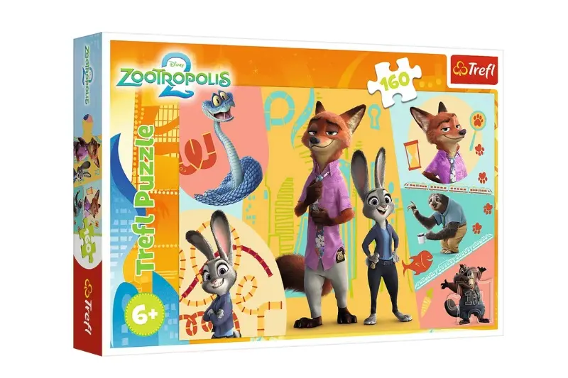 PUZZLE 160 Razem w Zootopii / Disney 15429 - Zabawki