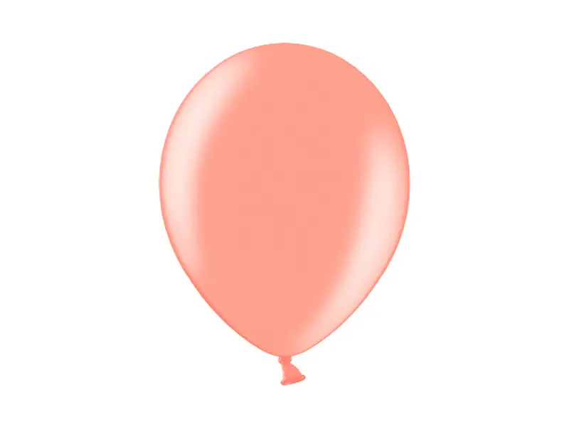 Balony 23cm, Metallic Rose Gold (1 op. / 100 szt.) - Impreza