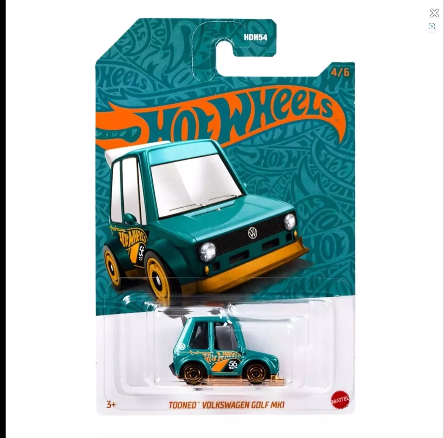 Hot Wheels. HDH54 Samochodzik Pearl Chrome - Zabawki