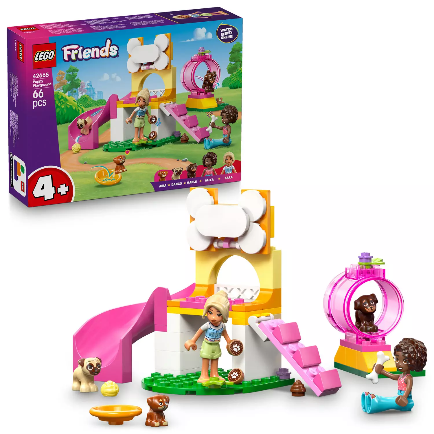 LEGO Friends Plac zabaw dla szczeniaczków 42665 - Zabawki
