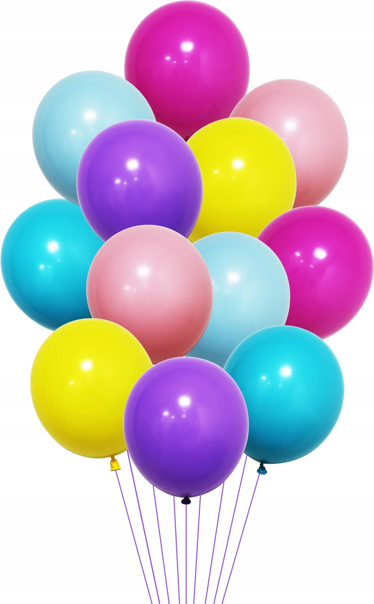 BALONY LATEKSOWE MIX KOLORÓW 30CM 12 SZTUK ZESTAW BALONÓW MIX KOLORÓW - Papiernicze i szkolne