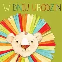 Karnet kwadrat CL4210_PO Urodziny Lew - Papiernicze i szkolne