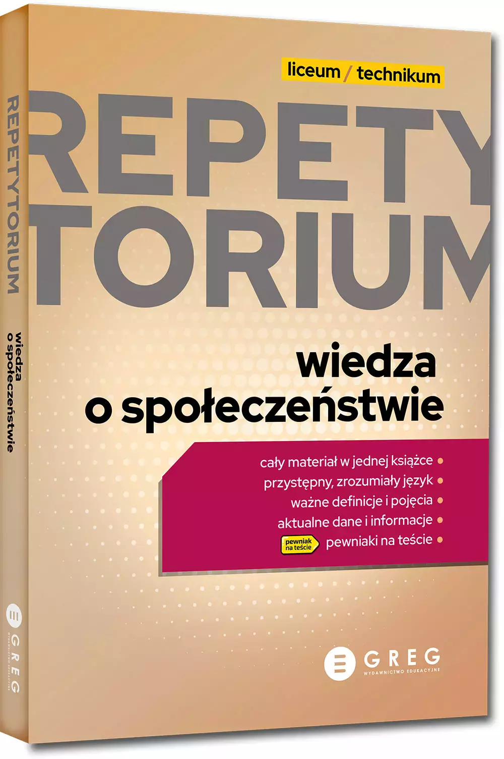 Wiedza o społeczeństwie. Repetytorium liceum/technikum 2024 - Książki