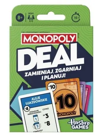 HASG MONOPOLY DEAL - Zabawki