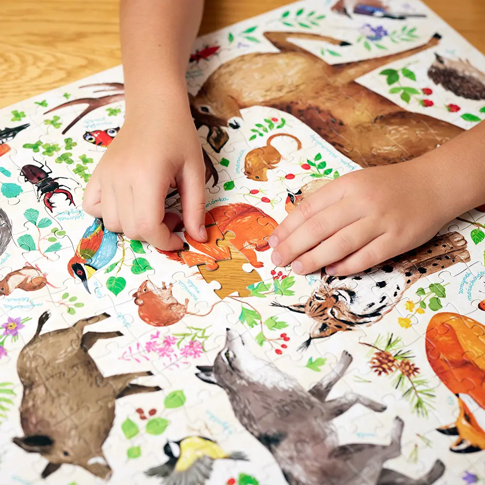 Puzzle CzuCzu 300 elementów. Puzzle odkrywcy. Dzika przyroda - Puzzle