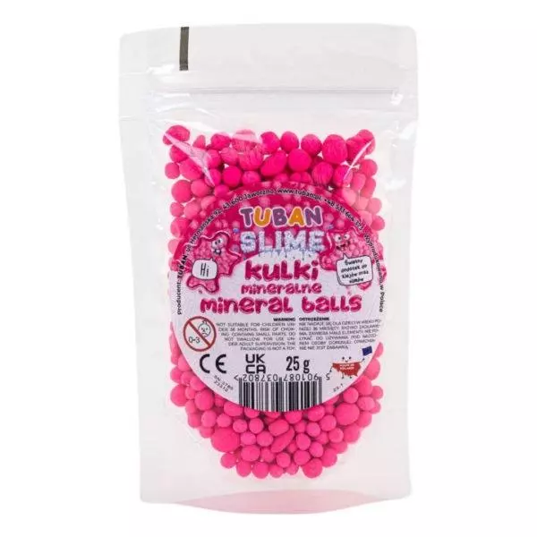 Kulki mineralne 25g - różowe TUBAN - Papiernicze i szkolne