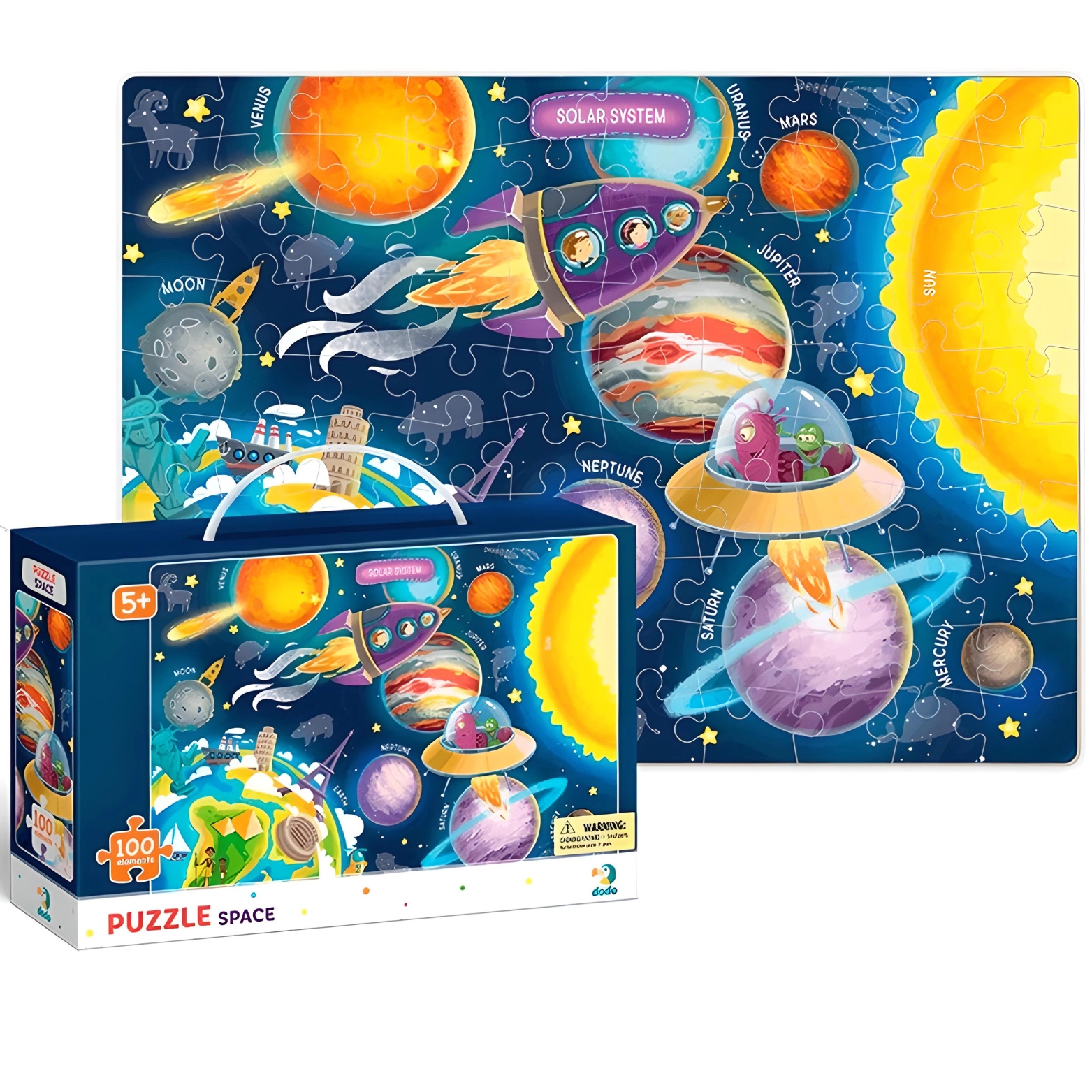 Puzzle 100 elementów. Kosmos - Puzzle