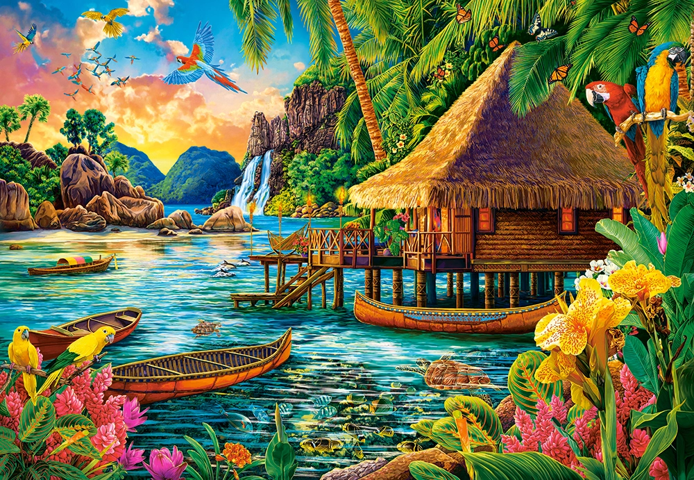Puzzle 1000 elementów. Tropical Island - Puzzle